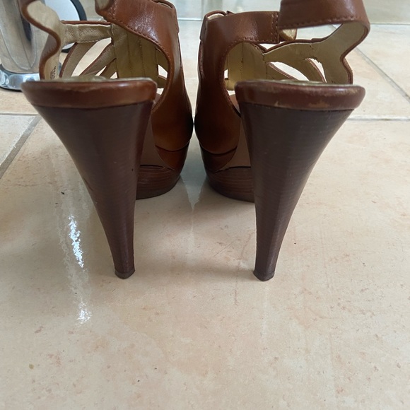 Michael Kors brown Wedge Platform sandals 8.5 - Picture 4 of 5